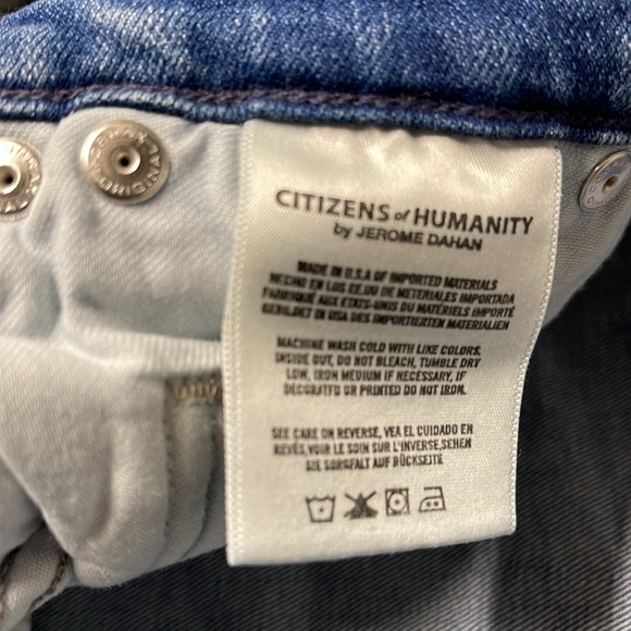 Citizens of humanity sz 28 button fly jeans - Picture 5 of 13